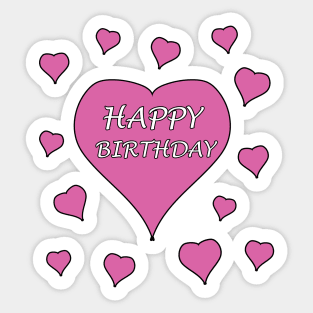 happy birthday gift Sticker